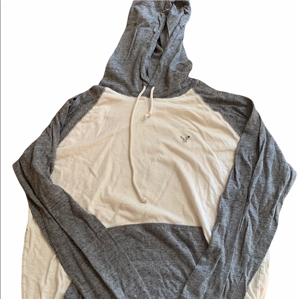5/$20 AEO hooded long sleeve tee